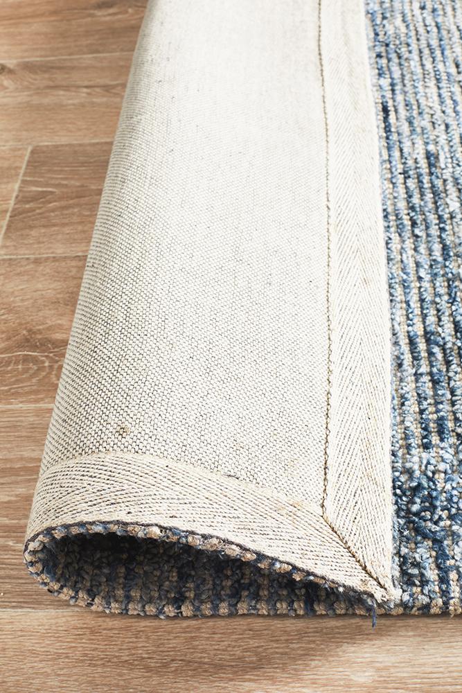 Allure Indigo Cotton Rayon Rug