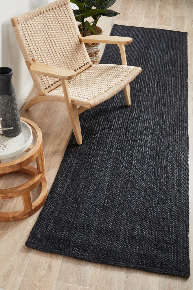 Bondi Black Runner Rug