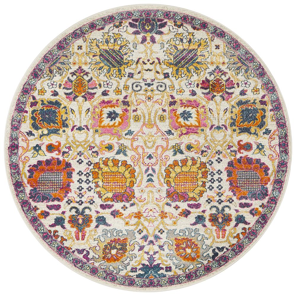 Babylon 206 Multi  Round Rug