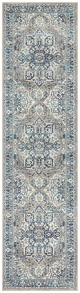 Babylon 207 Blue  Runner Rug