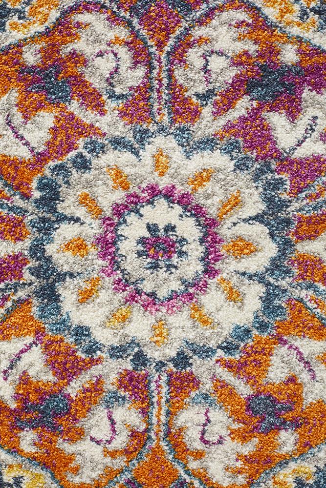 Babylon 207 Multi  Round Rug