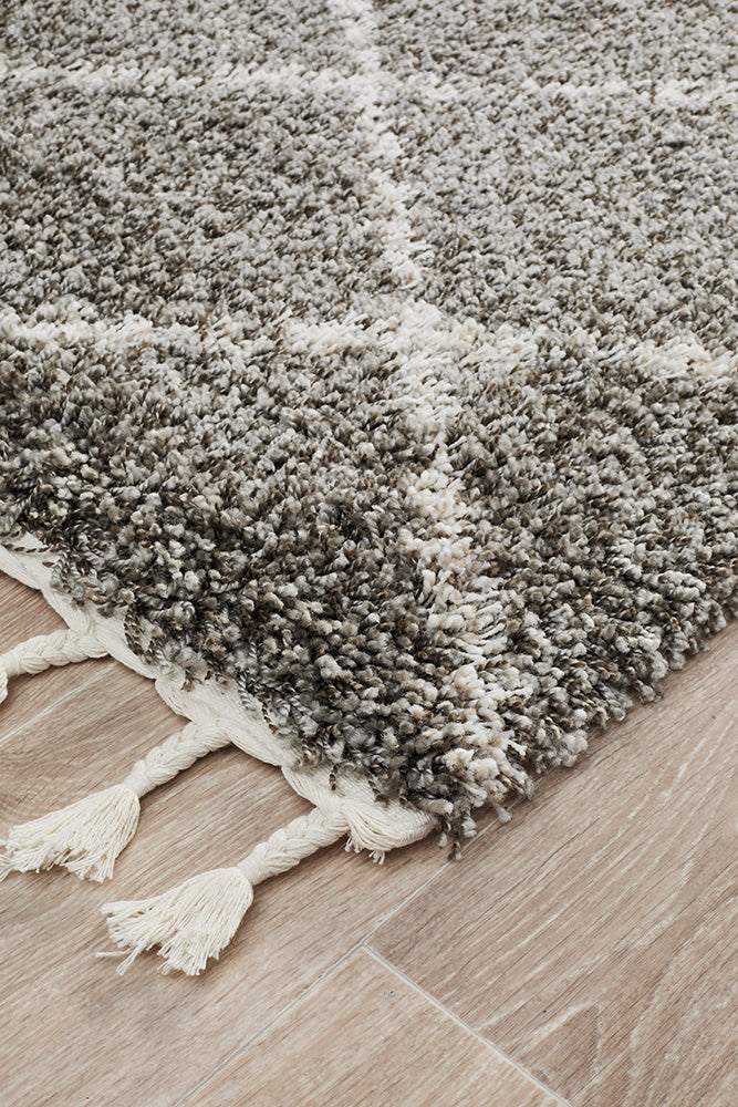 Saffron 22 Grey Runner Rug