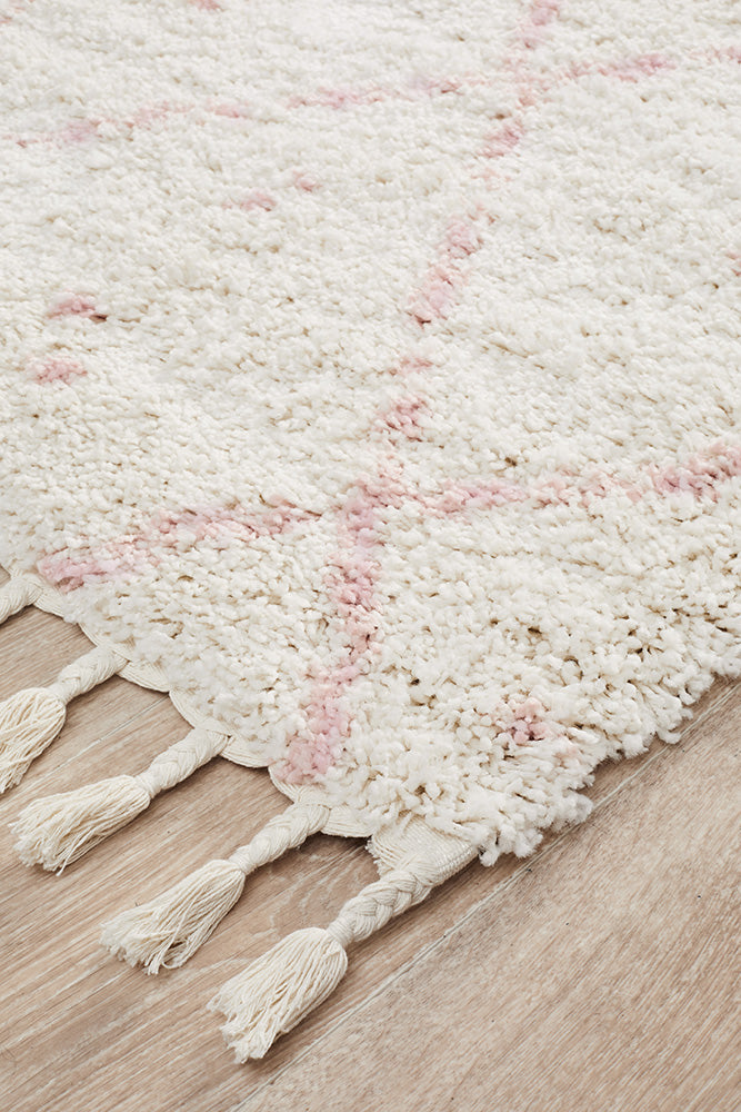 Saffron 44 Pink Runner Rug