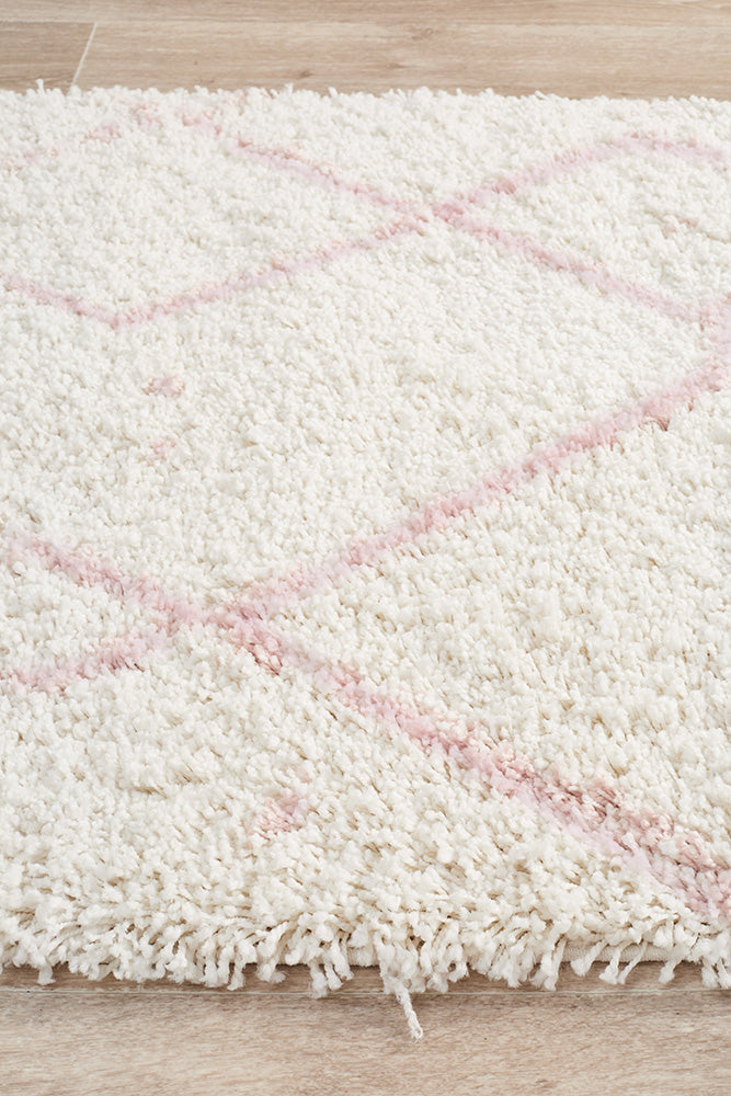 Saffron 44 Pink Runner Rug