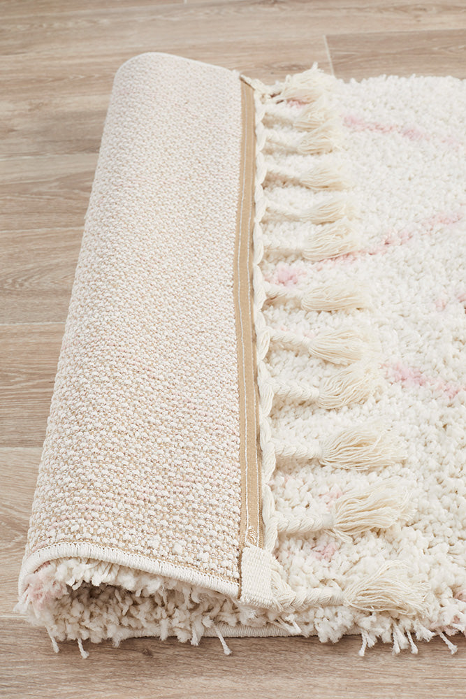 Saffron 44 Pink Runner Rug