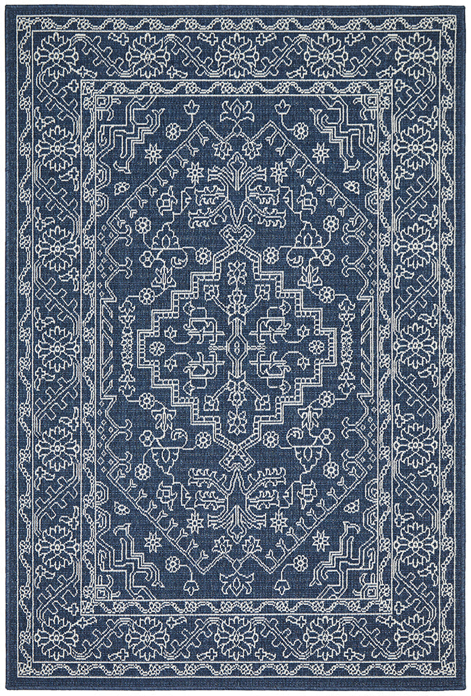 Seaside 5555 Navy Rug