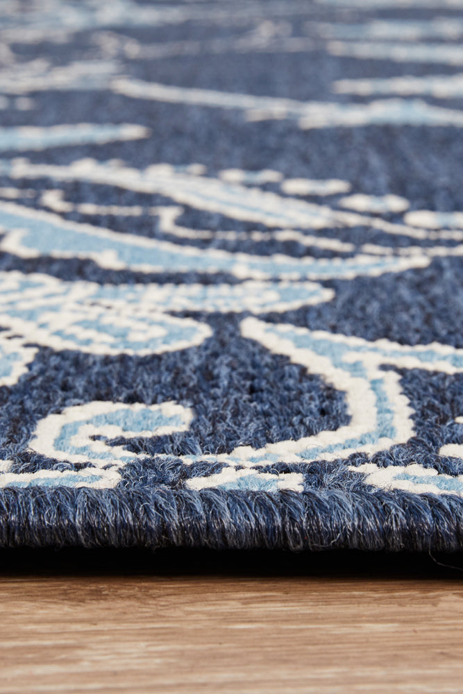 Seaside 7777 Navy Rug