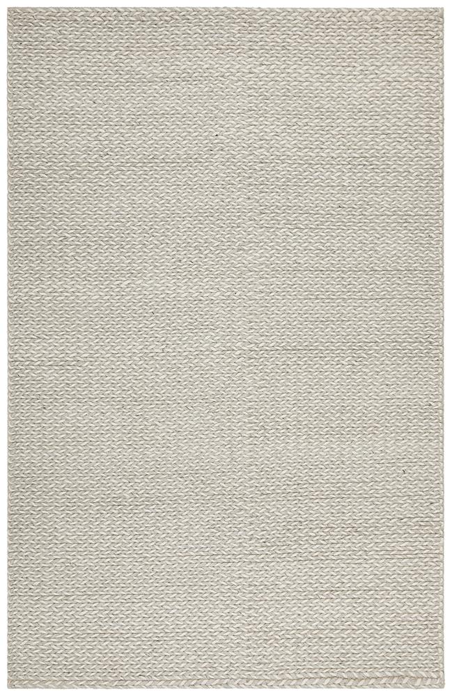 Studio Helena Woven Wool Rug Grey White