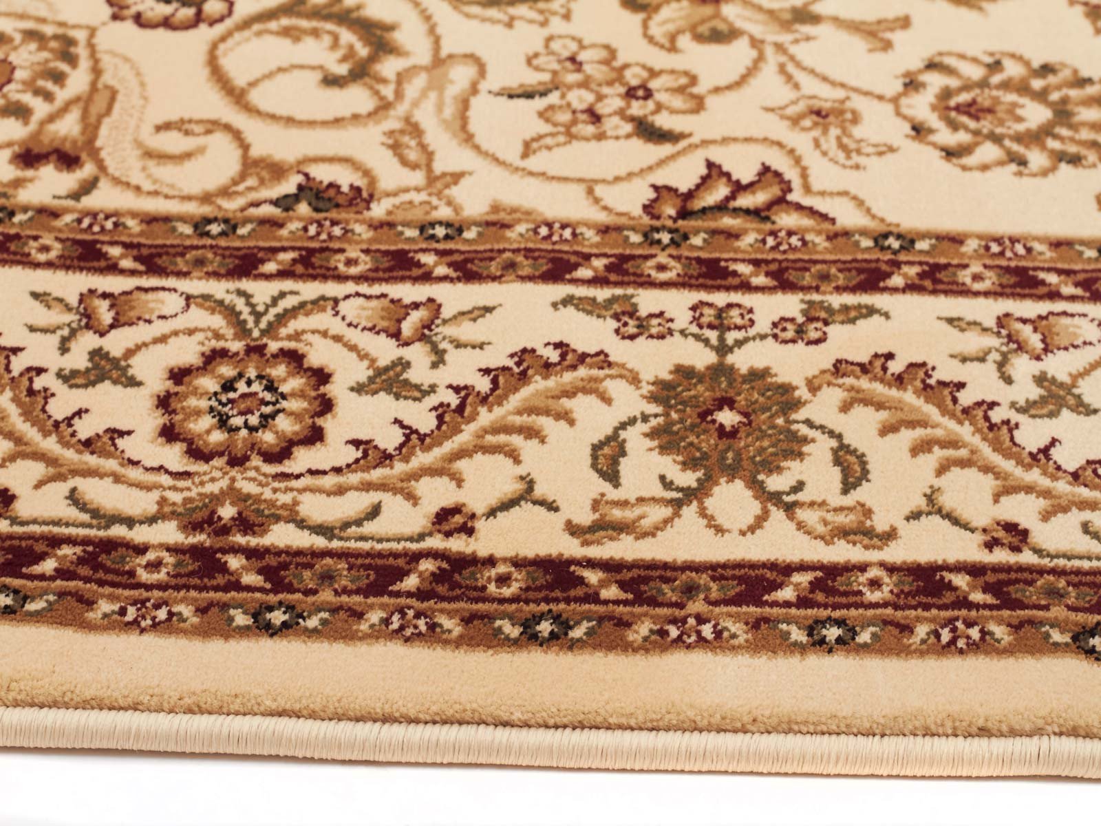 Sydney Medallion Runner Ivory With Ivory Border Runner Rug