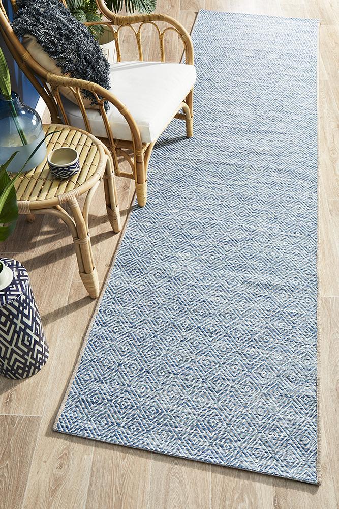 Rug Culture Terrace 5500 Blue Runner Rug