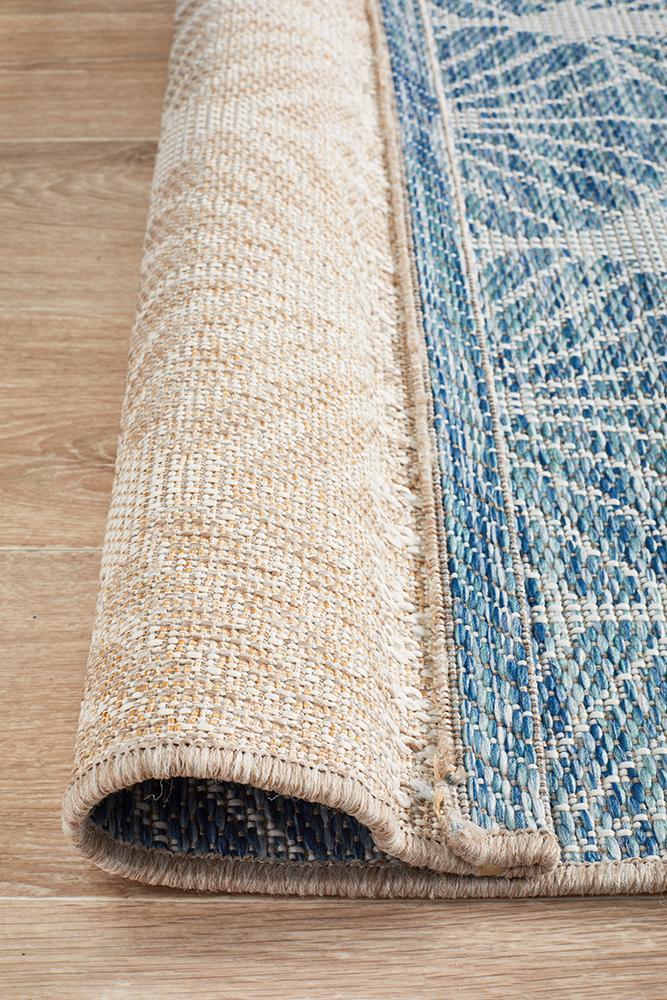 Rug Culture Terrace 5502 Blue Runner Rug