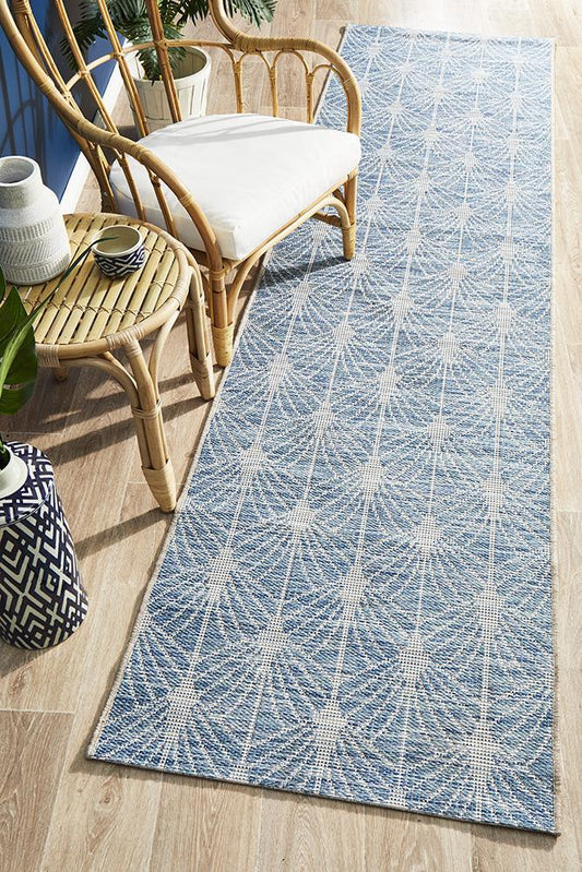 Rug Culture Terrace 5502 Blue Runner Rug