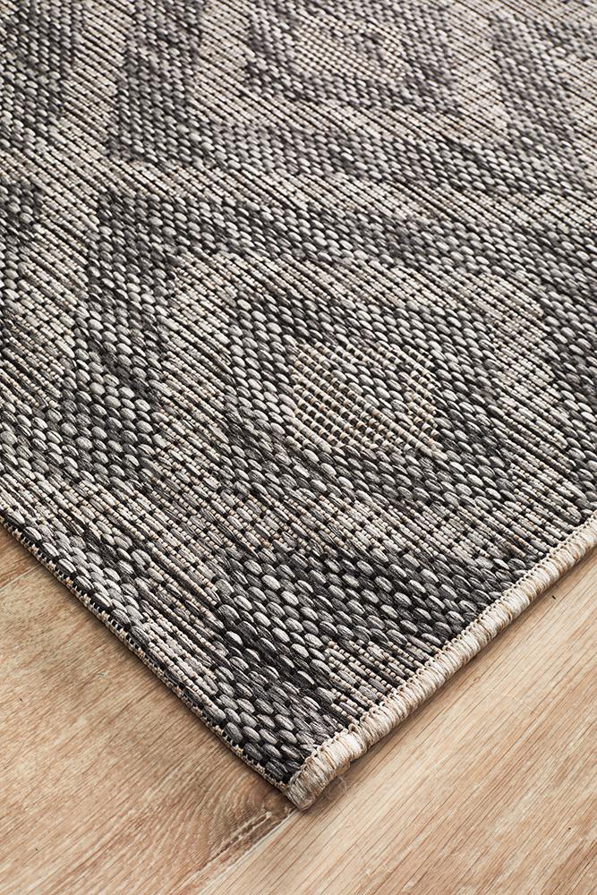 Rug Culture Terrace 5504 Black Runner Rug