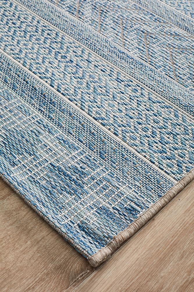 Rug Culture Terrace 5505 Blue Runner Rug