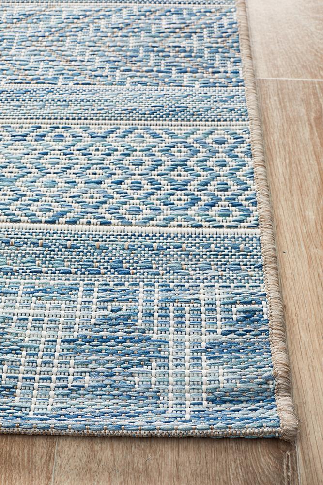 Rug Culture Terrace 5505 Blue Runner Rug