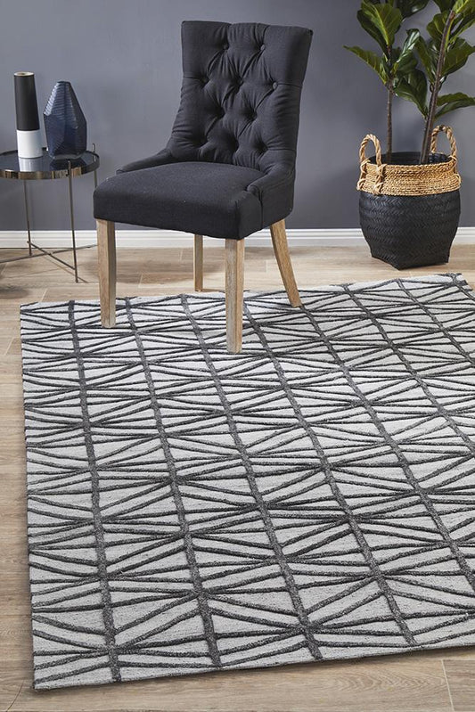 Visions Winter Pewter Prestige Modern Rug