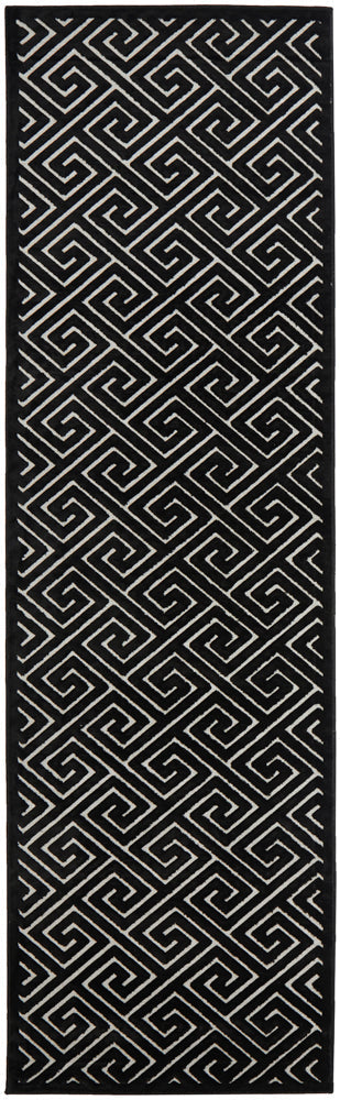 York Alice Black & Gold Rug