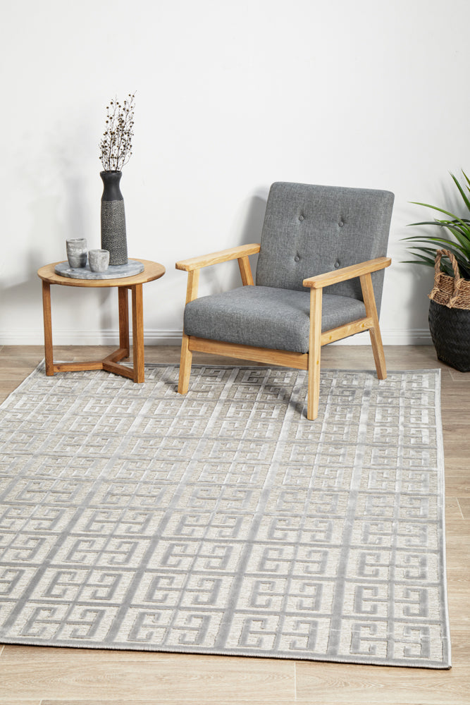 York Brenda Silver Rug